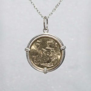 colgante moneda menorca